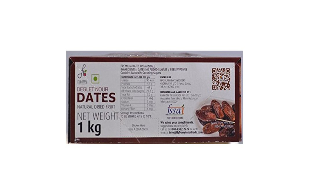 Flyberry Gourmet Delget Nour Dates    Box  1 kilogram